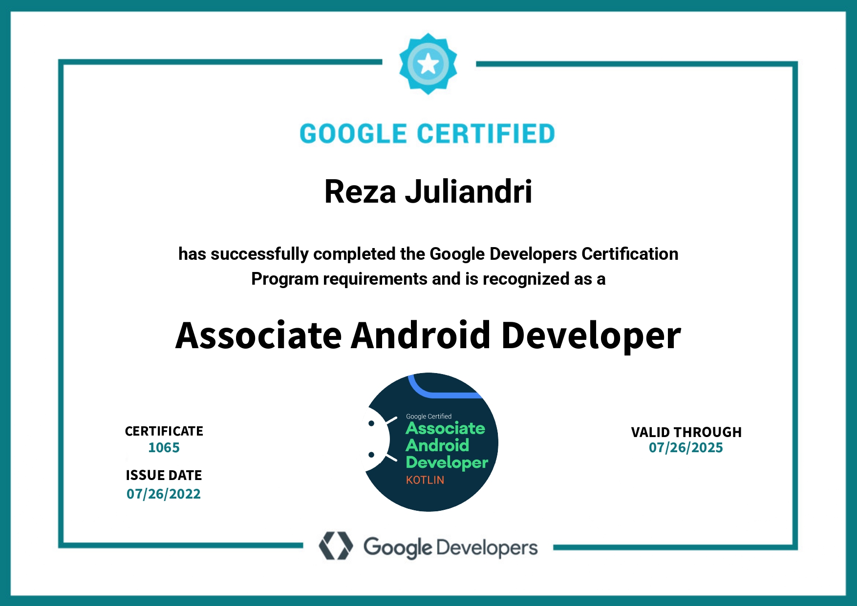 Associate Android Developer